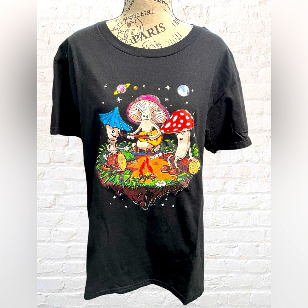 Colorful Mushrooms Tee